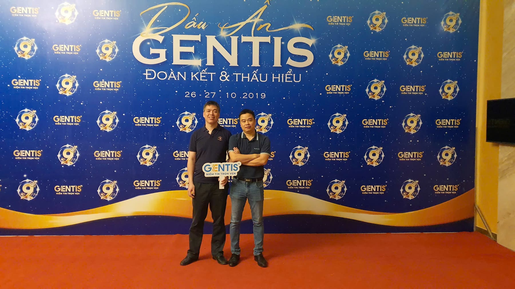 Binh Ba Ngo at GENTIS's ninth-anniversary gathering in October 2019